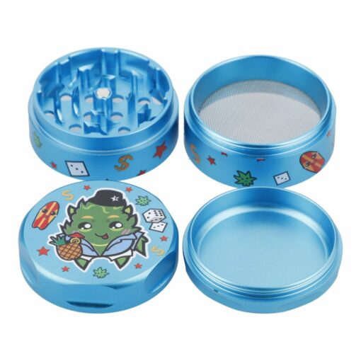 Shop 55mm Pineapple Express 3 Stage Grinder - Aqua in australian