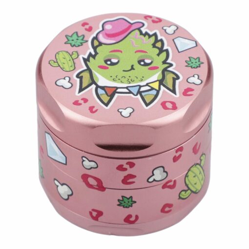 Shop 55mm Pink Kush 3 Stage Grinder - Pink in australian
