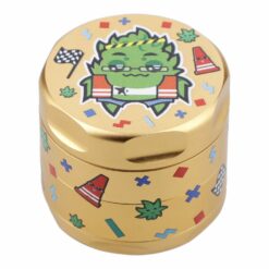 Shop 55mm Sour Diesel 3 Stage Grinder - Yellow Gold in australian