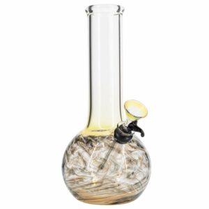 Shop Raked Tiger Stripe Accented Beaker Bong 8" in australian