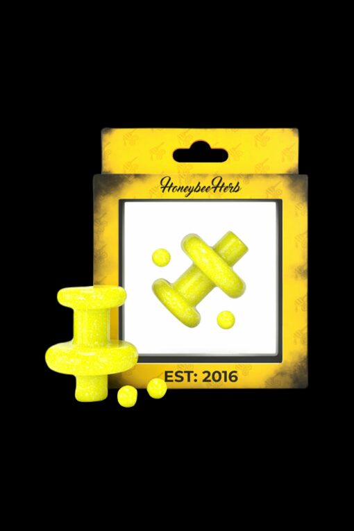 Shop Honeybee Herb Neon Control Tower Carb Cap in australian